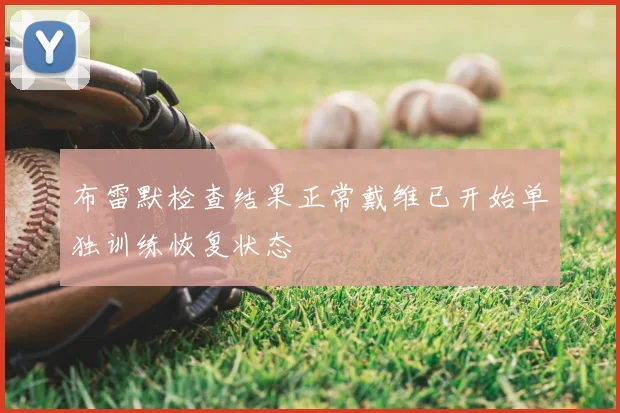 布雷默检查结果正常戴维已开始单独训练恢复状态