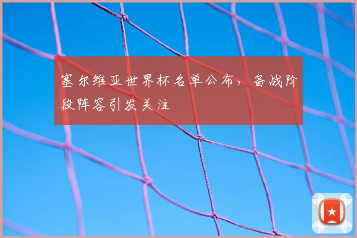 塞尔维亚世界杯名单公布，备战阶段阵容引发关注